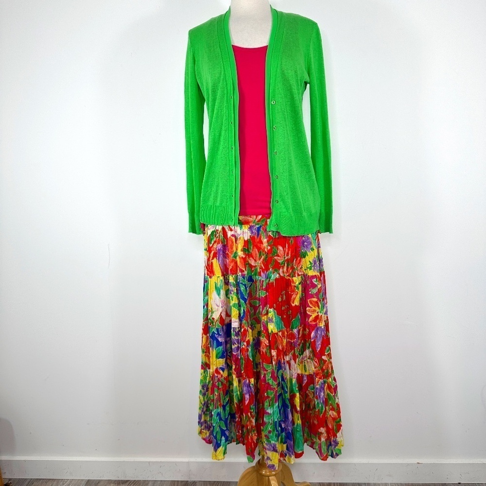 Lauren Ralph Lauren Set: Summer Long Skirt , Top, Cardigan Size XS/S